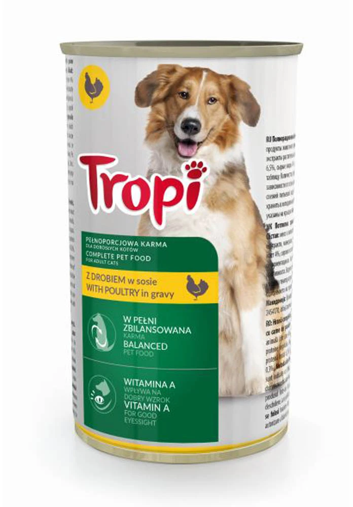 Konservuotas kačių ėdalas TROPI 6x100g