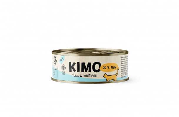 Kimo Tuna & Whitefish konservai katėms su tunu ir balta žuvimi, 70 g