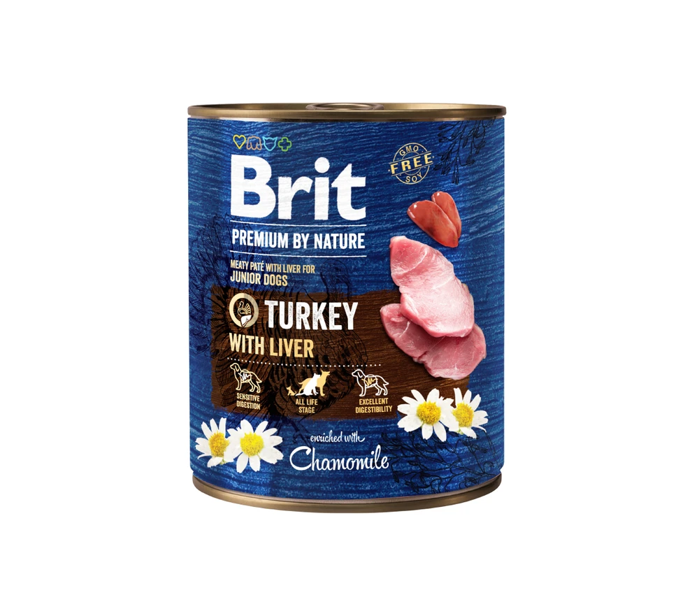 Brit Premium by Nature konservai šunims jautiena with Tripes 400g