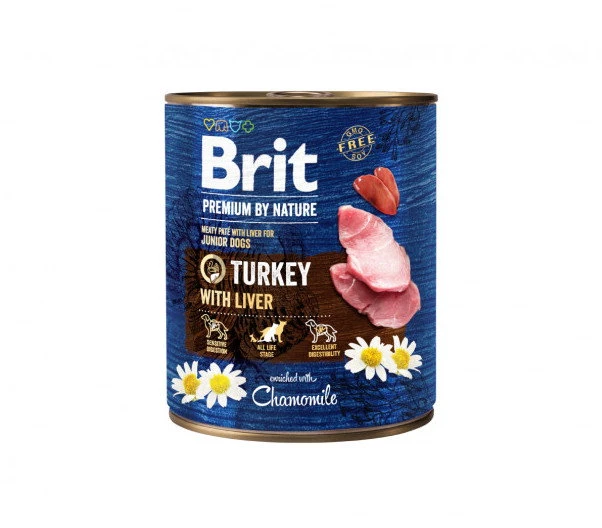 Brit Premium by Nature konservai šunims jautiena with Tripes 400g