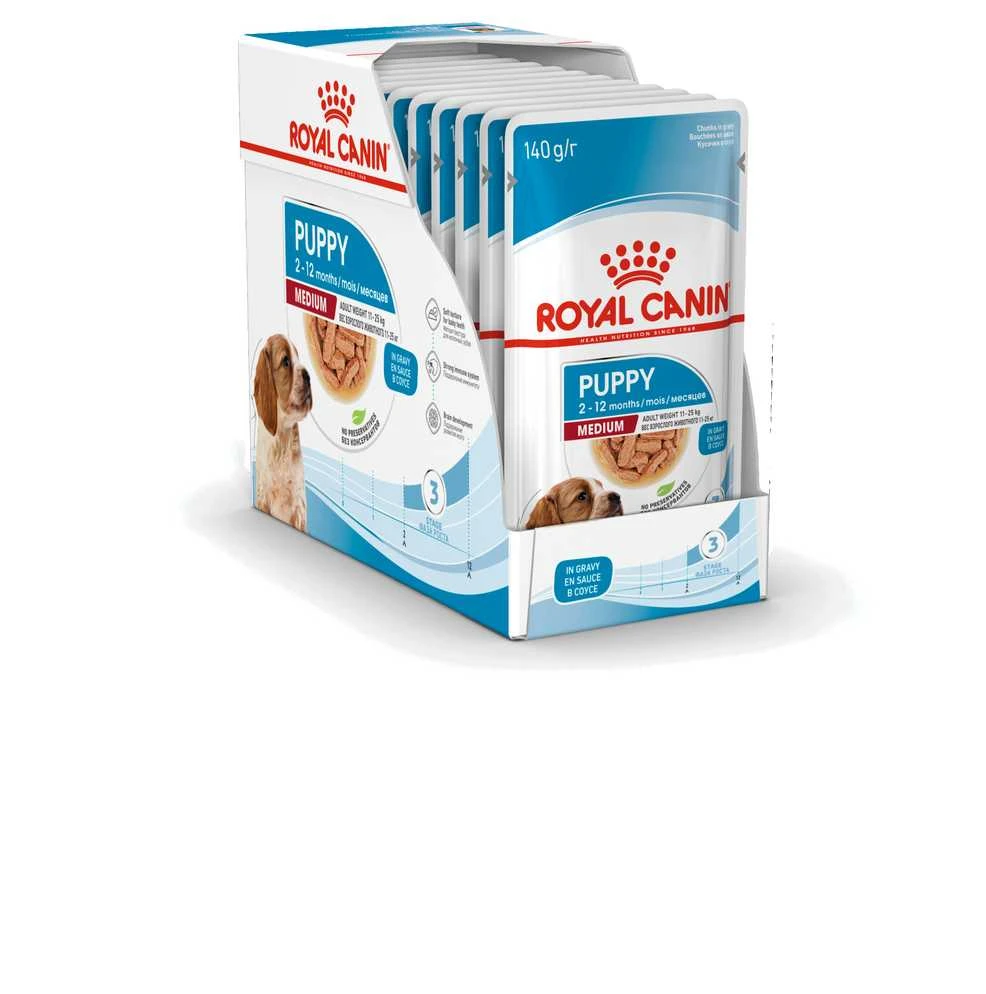 Royal Canin SHN Dog Medium Puppy Gravy 10x140 g