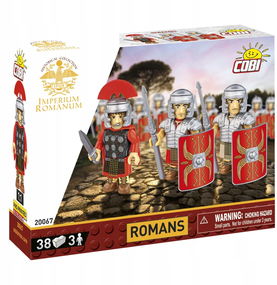 Konstravimo žaidimas - COBI - 20067 - Romėnai - Raudona - Surinkimas patiems.