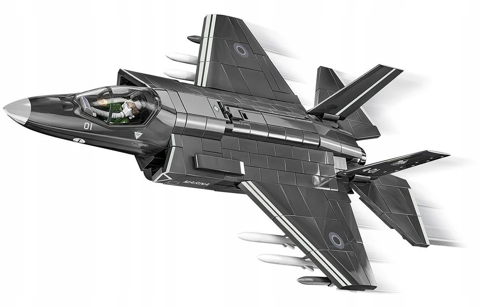 Cobi Klocki F-35b „Stovl Lightning II“ 610 blokų