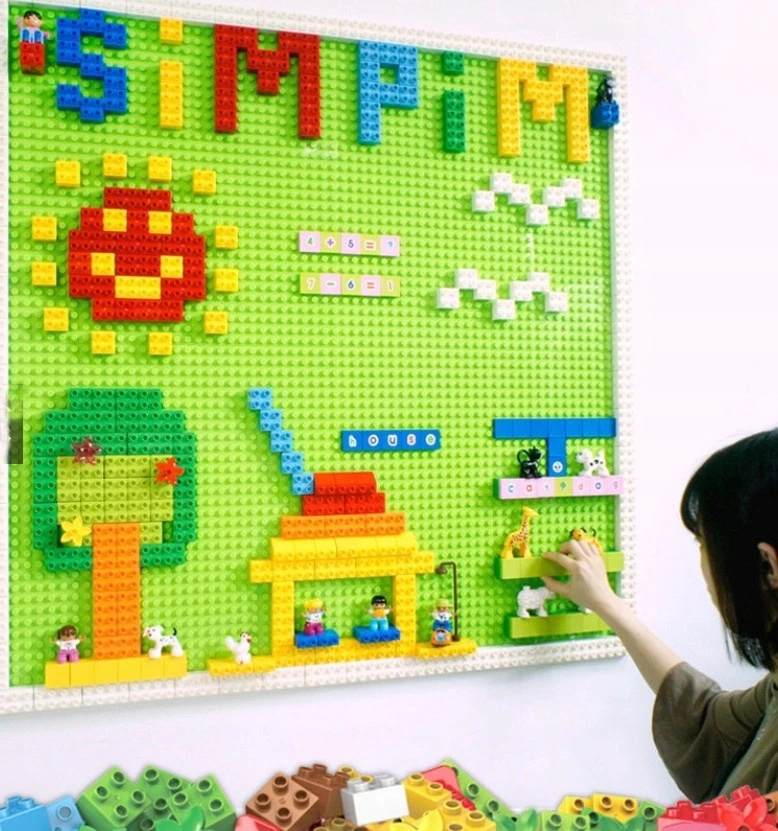 Konstrukcinė plokštė 38,5x38,5 DUPLO blokams