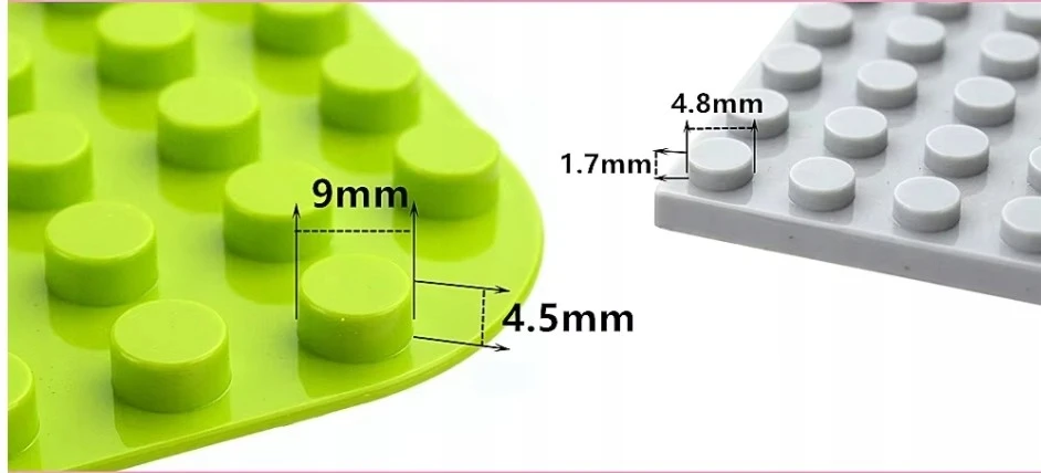 Konstrukcinė plokštė 38,5x38,5 DUPLO blokams