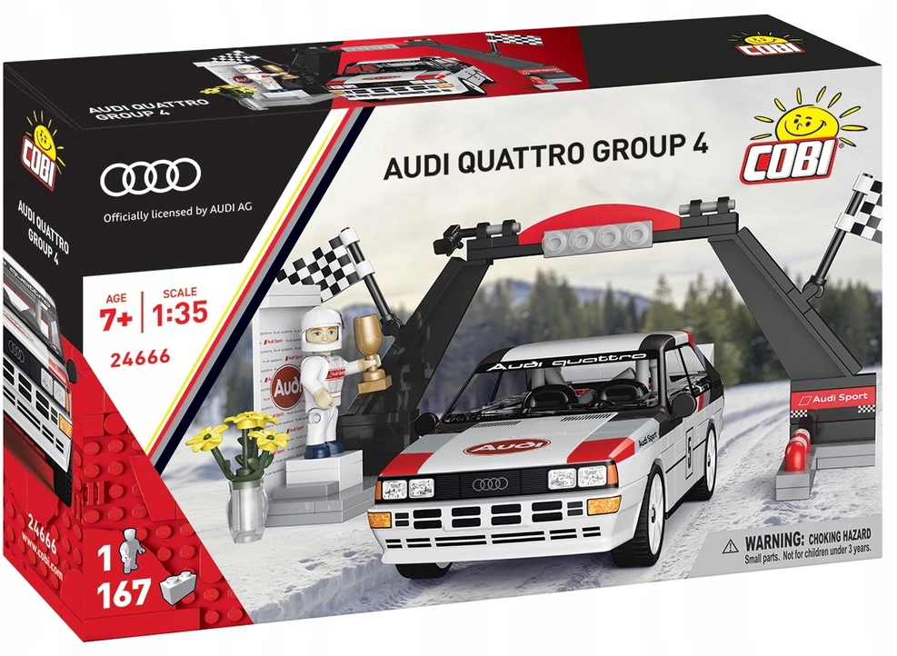 Cobi Kaladėlių rinkinys Audi Quattro Group 4 1981 1:35