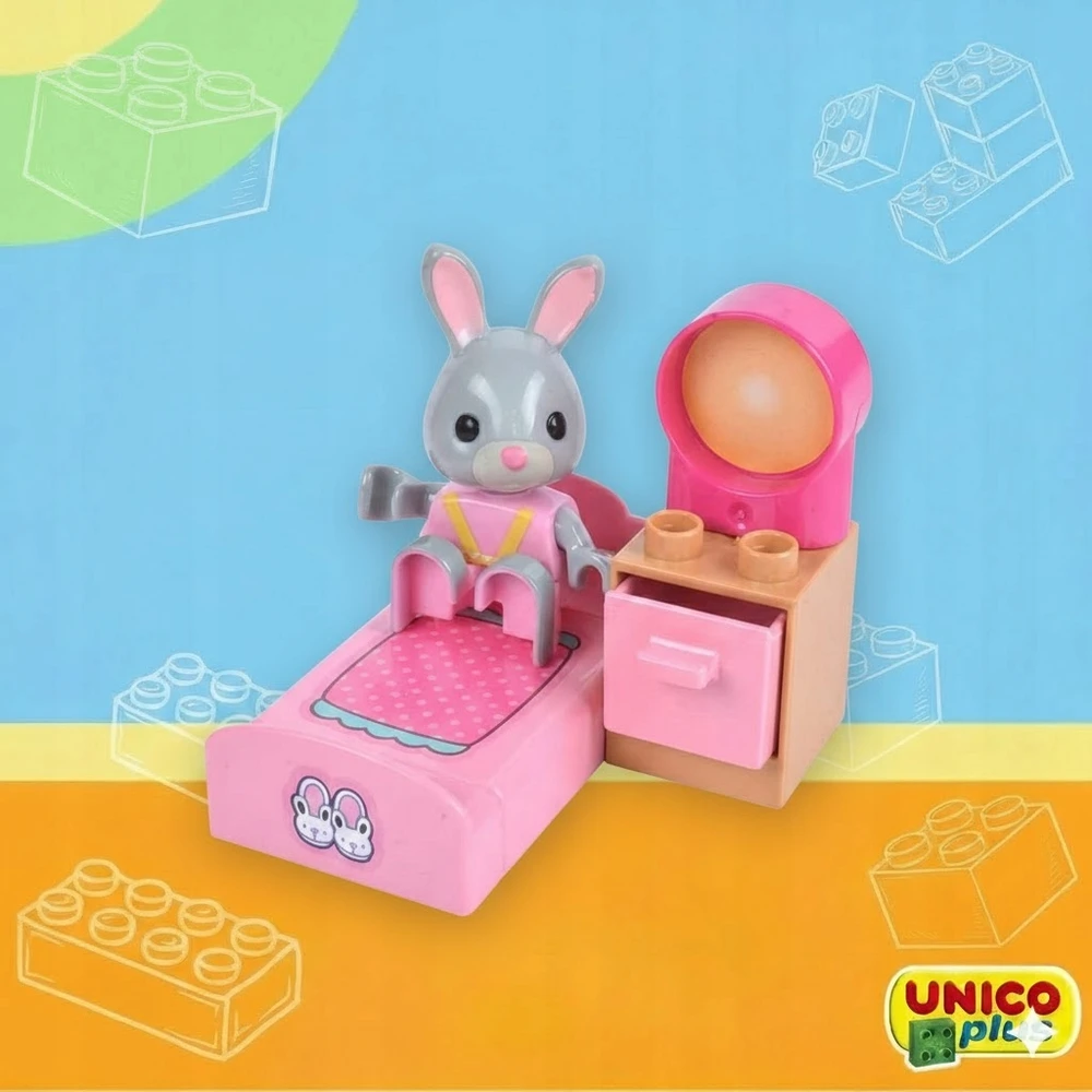 KONSTRUKCINIAI BLAKAI UNICO MAXIMILIAN FAMILIES BUNNY'S SPINTA