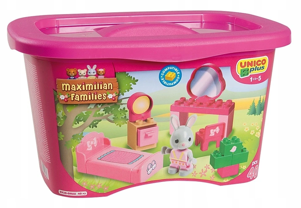 KONSTRUKCINIAI BLAKAI UNICO MAXIMILIAN FAMILIES BUNNY'S SPINTA