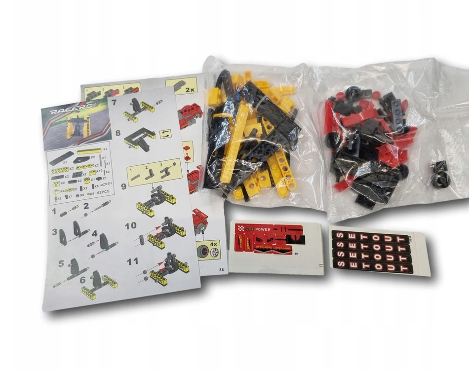 KONSTRUKCINIAI BLOKAI PEIZHI RACERS 0252 117 VNT