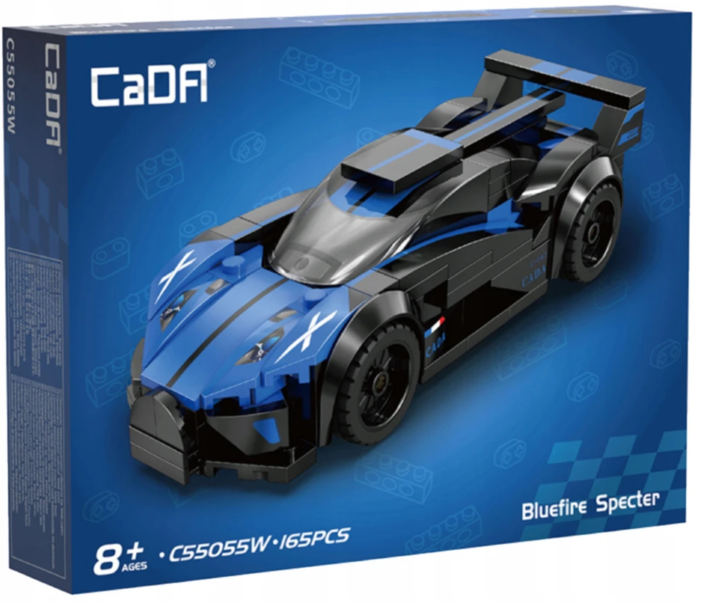 Konstrukciniai blokeliai Cada "bluefire Specter" lenktyninis automobilis