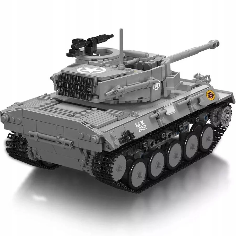 Konstrukciniai blokeliai Mould King M16 Hellcat, 971 el., valdomi pulteliu