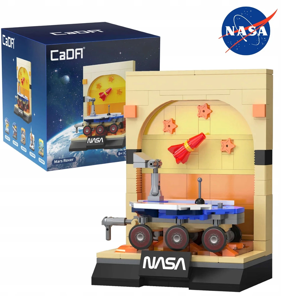 Konstrukciniai "cada" "mars Rover" 192 det. 8+ m. kosminis roveris