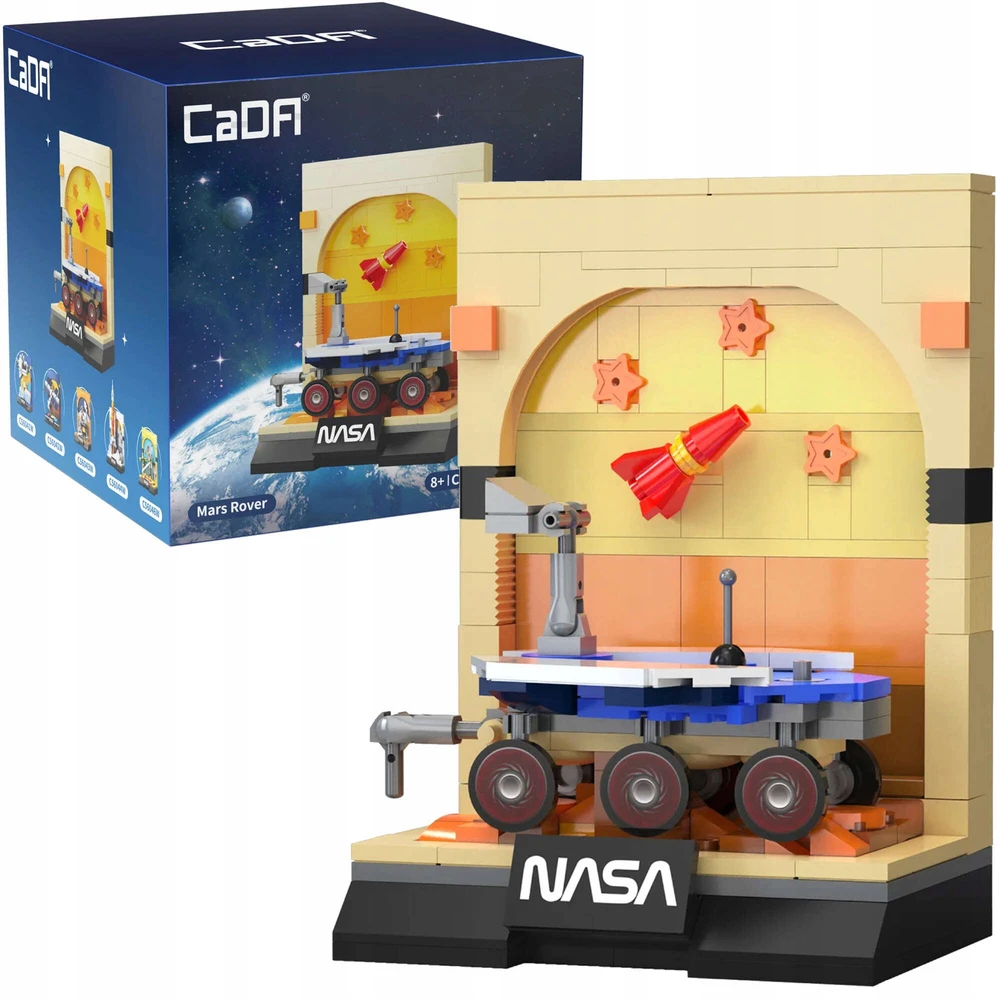 Konstrukciniai "cada" "mars Rover" 192 det. 8+ m. kosminis roveris