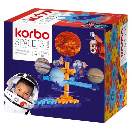 Kūrybinis konstravimo komplektas Korbo Space, 131 d.
