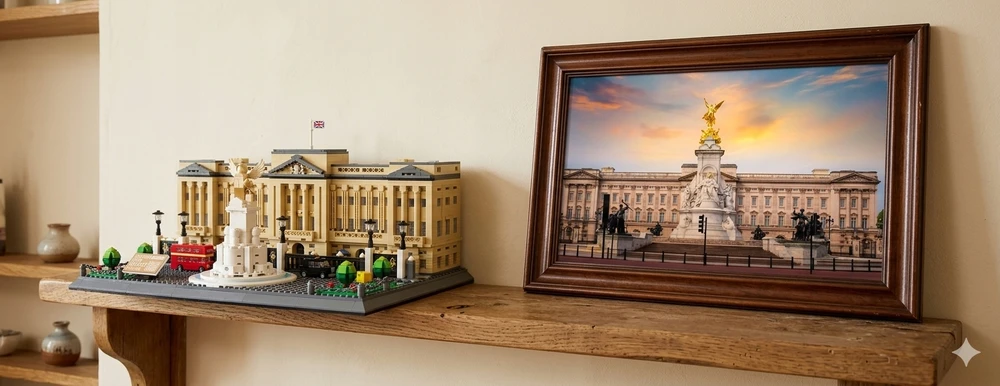 Konstrukciniai kaladėlės Wange 6224 - Bakingamo rūmai, 1695 dalys