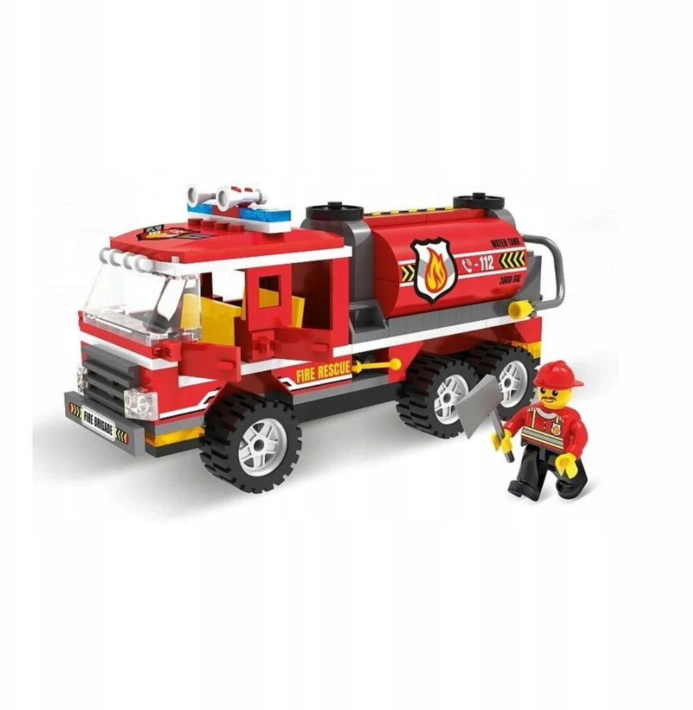 Konstruktorius Blocki MyFireBrigade Gaisrinė mašina, KB0815, 213vnt.