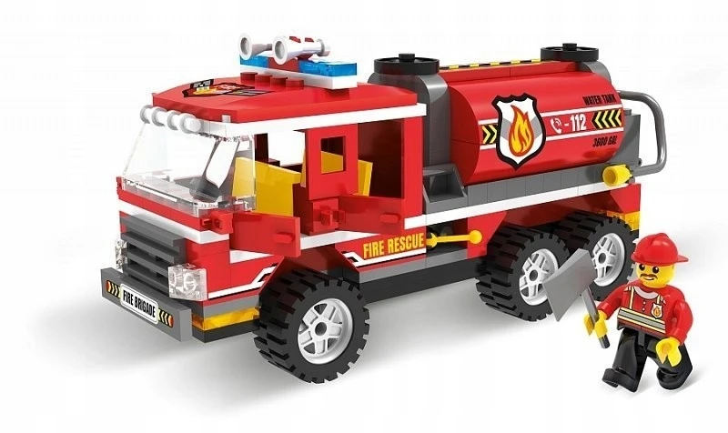 Konstruktorius Blocki MyFireBrigade Gaisrinė mašina, KB0815, 213vnt.