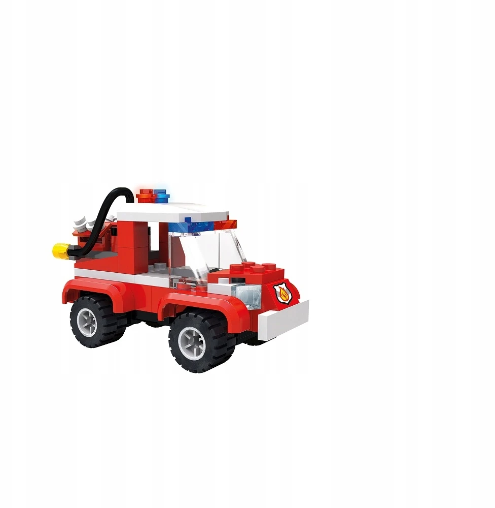 Konstruktorius Blocki MyFireBrigade Gaisro gesinimo automobilis KB0819, 84 vnt