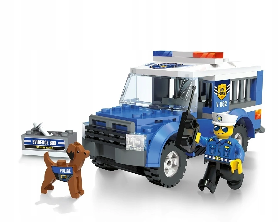 Konstruktorius Blocki MyPolice Kalinių konvojus KB0613, 120 vnt