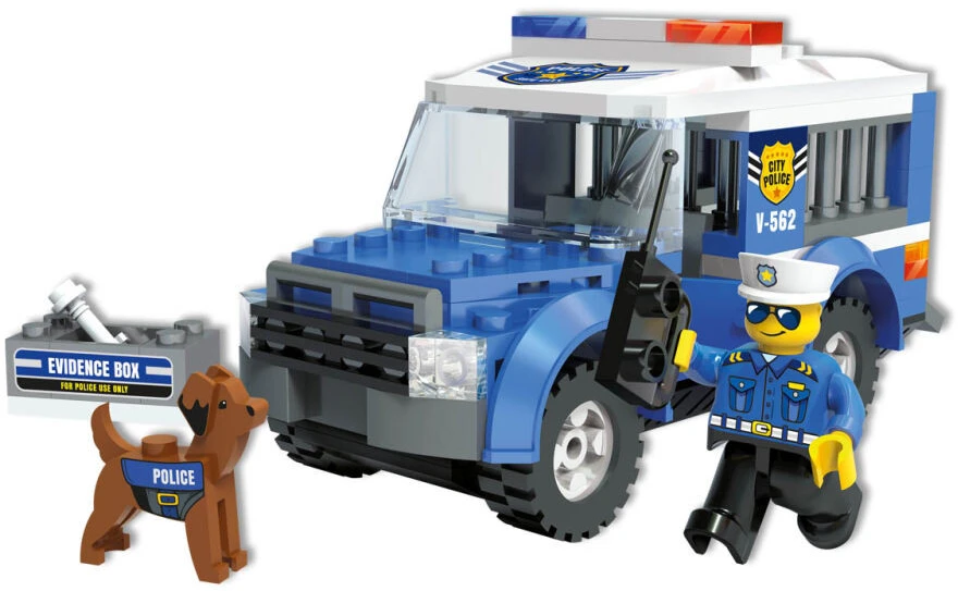 Konstruktorius Blocki MyPolice Kalinių konvojus KB0613, 120 vnt