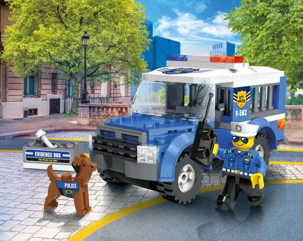 Konstruktorius Blocki MyPolice Kalinių konvojus KB0613, 120 vnt