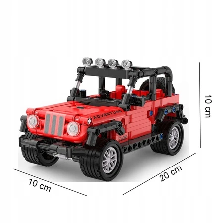 Konstruktorius CaDA Adventure Off-Roader Pull-back Terrain, C52027W, 317 det