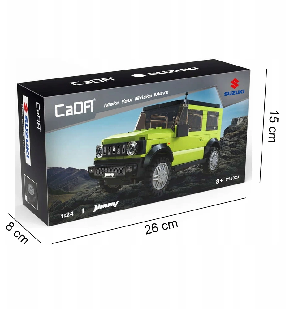 Konstruktorius CaDA radijo bangomis valdomas Suzuki Jimny, 192 det.