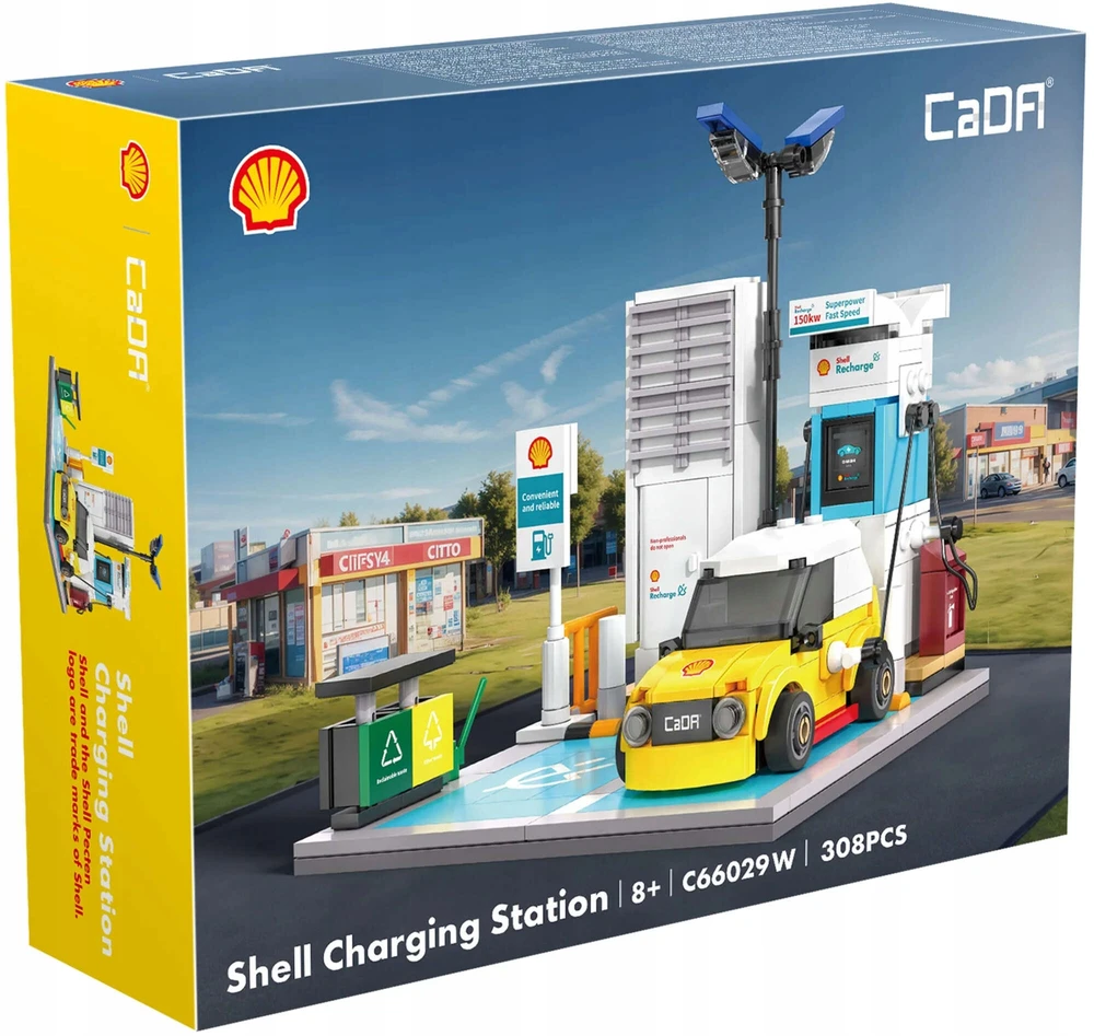 Baseus Konstruktorius CaDA Shell automobilių įkrovimo stotelė C66029W, 308 d.
