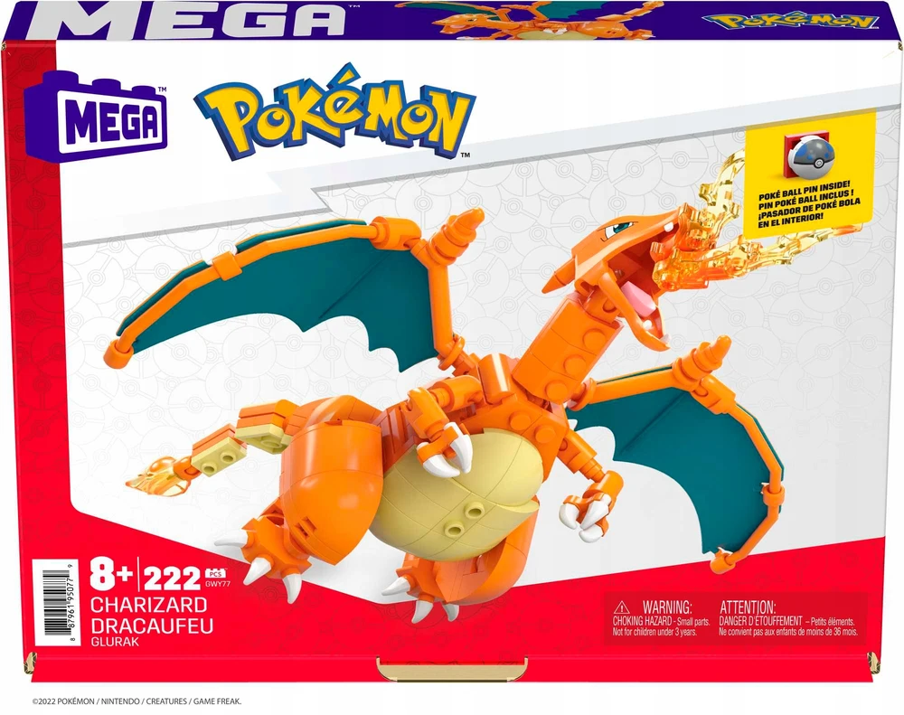 Mattel „Mega Construx Pokemon“ rinkinys „Charizard“