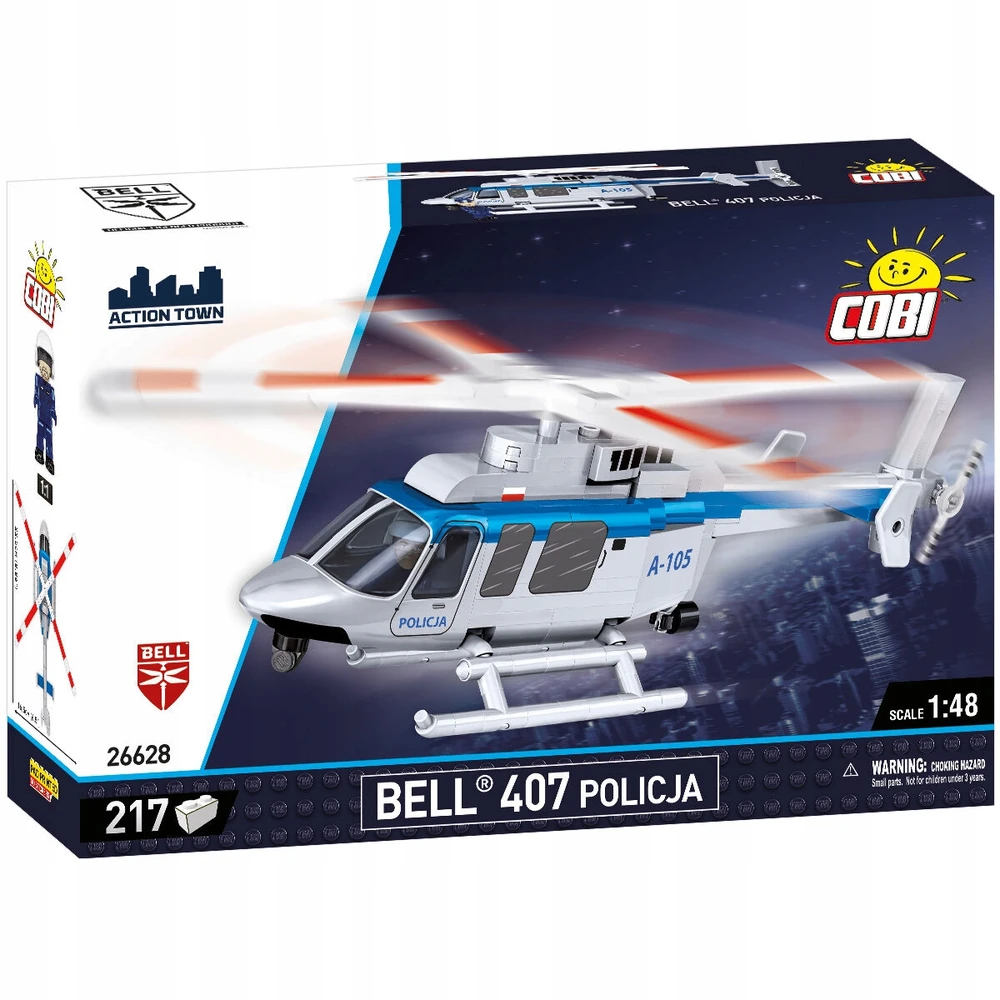 Konstruktorius Cobi Bell 407 Policja lėktuvas 26628, 217 d.