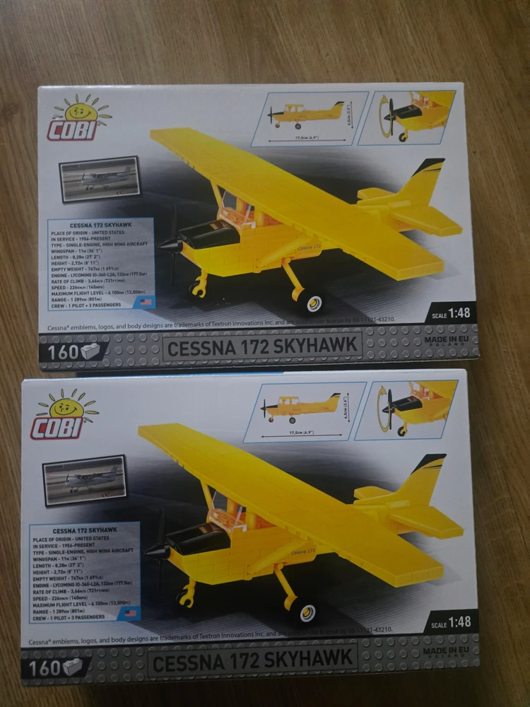 Konstruktorius Cobi Cessna 172 Skyhawk lėktuvas 26621, 160 d.