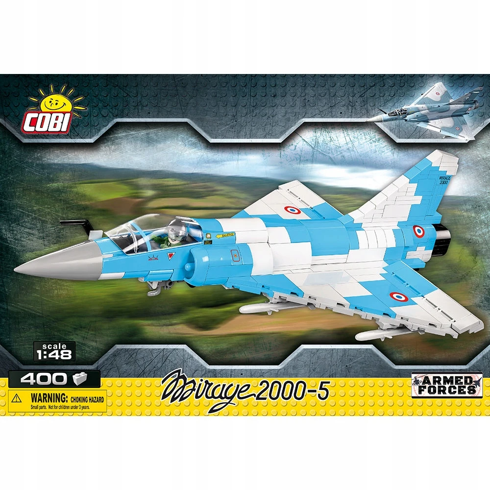 Konstruktorius Cobi Fighter Jet Dassault Mirage 2000