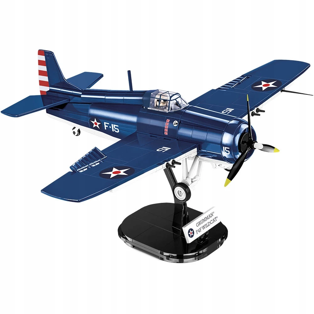 Konstruktorius Cobi istorinė kolekcija F4F Wildcat, 375 det