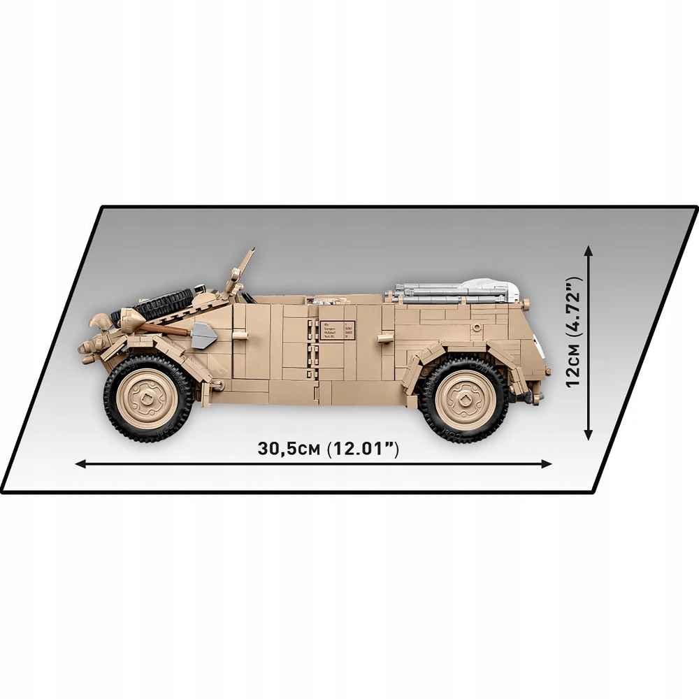 Konstruktorius Cobi Kübelwagen Typ 82 visureigis 2803, 1326 d.