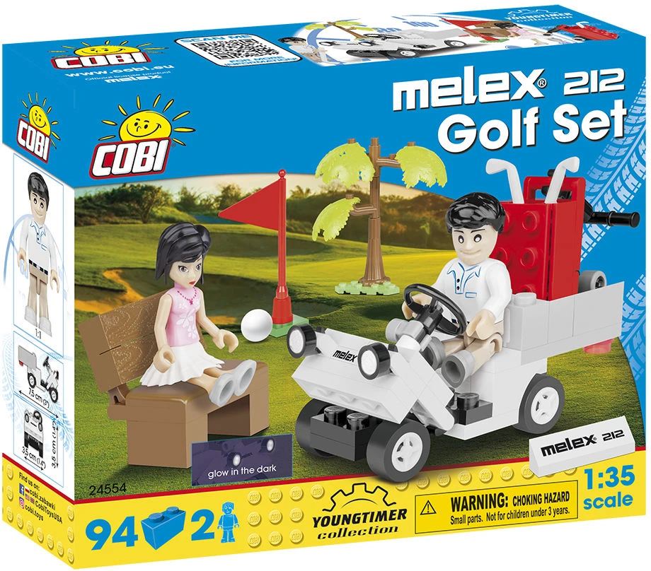 Konstruktorius Cobi Melex 212 Golf Set 24554, 94 d.