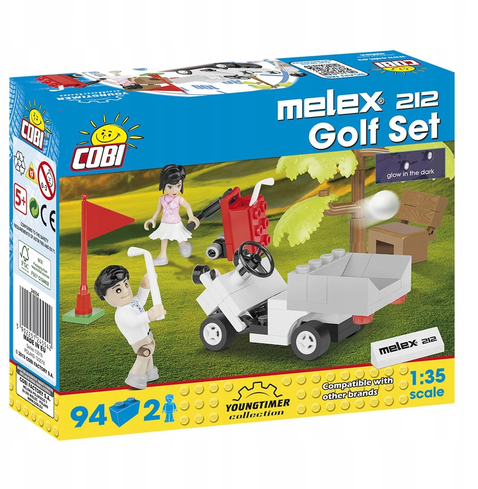 Konstruktorius Cobi Melex 212 Golf Set 24554, 94 d.