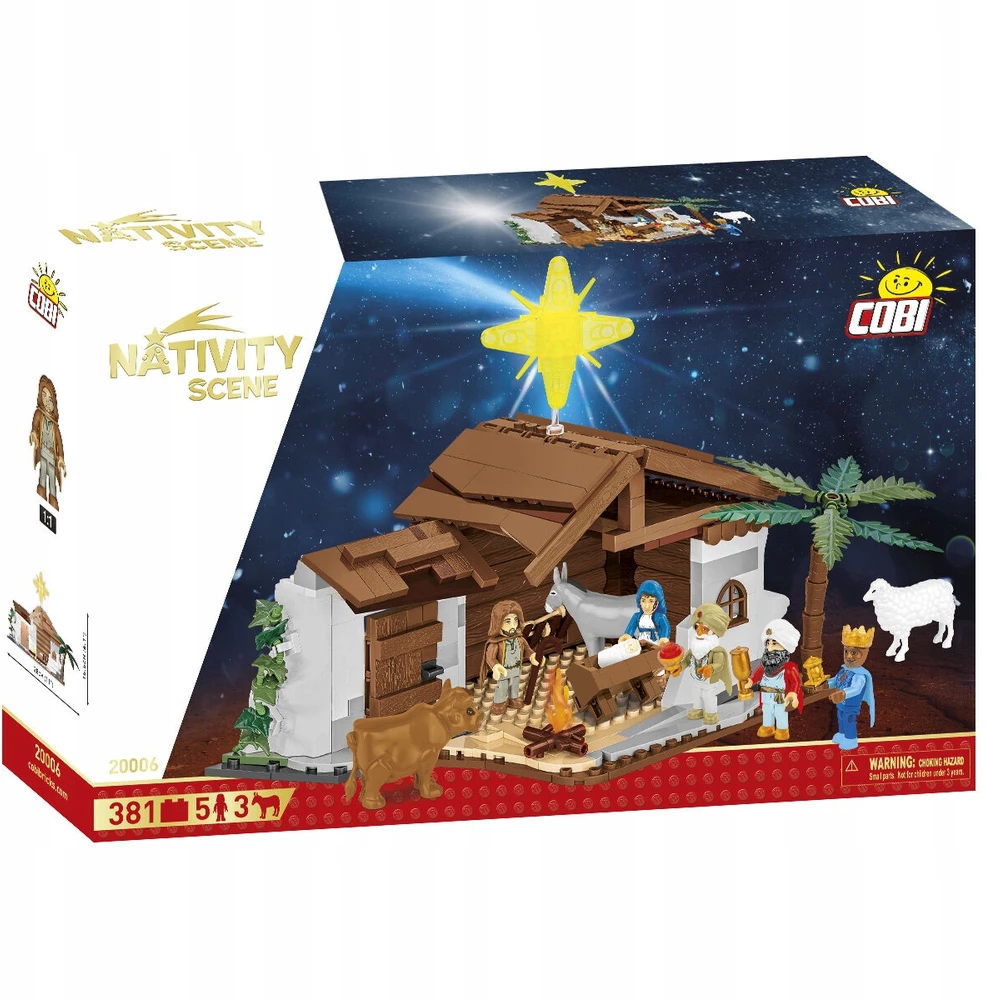 Konstruktorius Cobi Nativity Scene Prakartėlė 20006, 381 d.