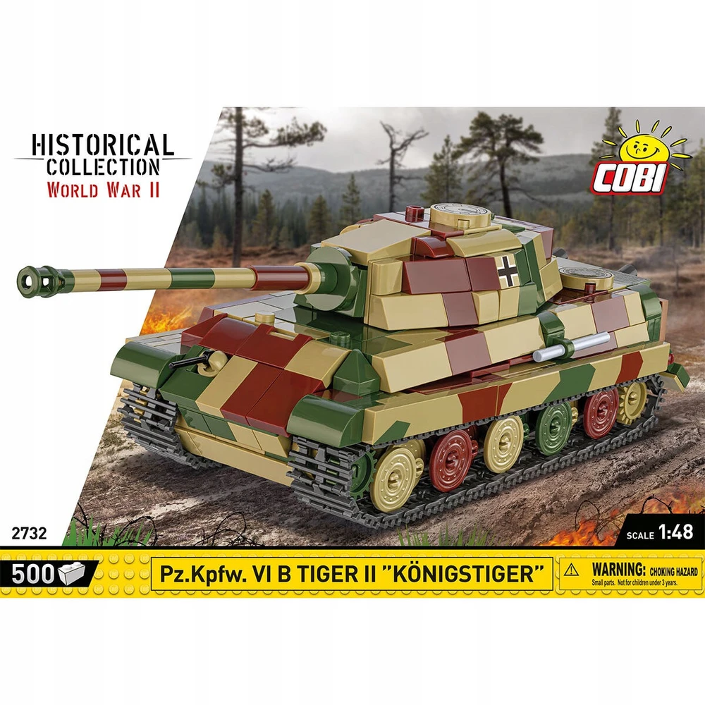 Cobi Klocki Pz.kpfw. vi b tiger ii konigstiger blokai