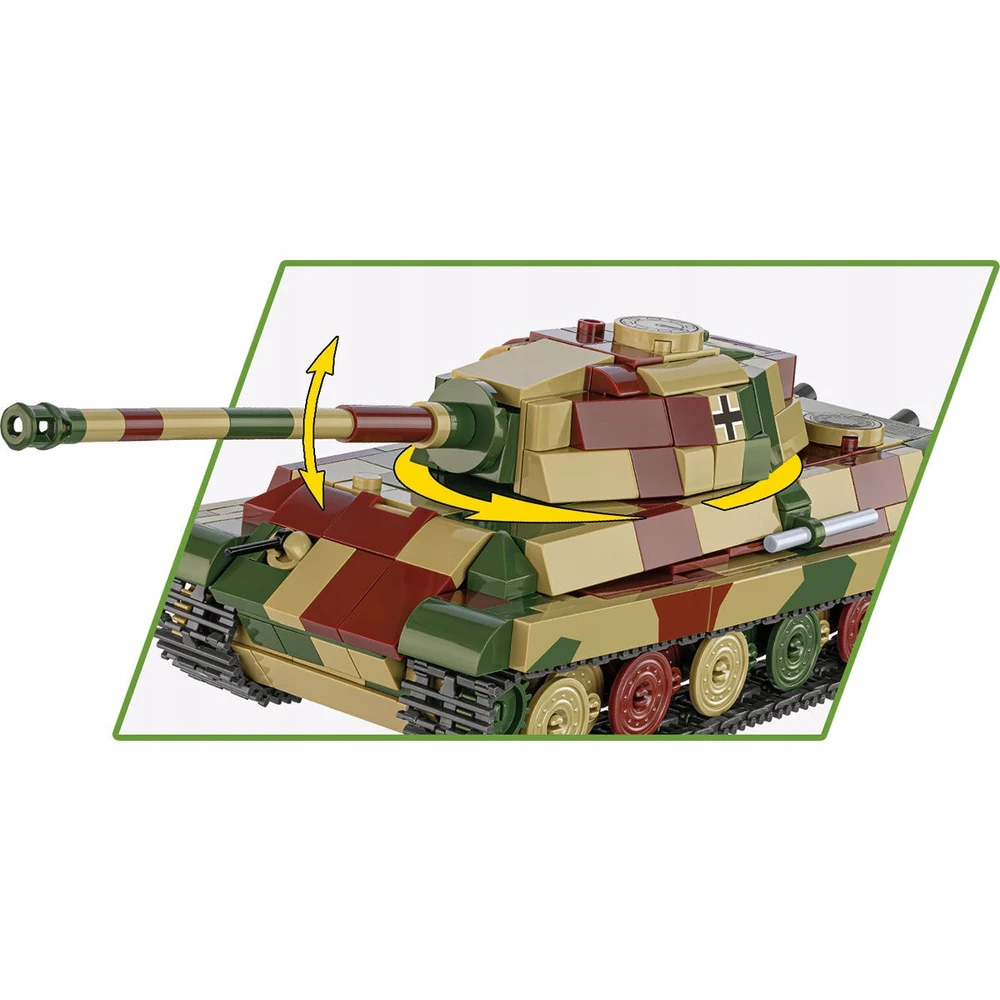 Cobi Klocki Pz.kpfw. vi b tiger ii konigstiger blokai