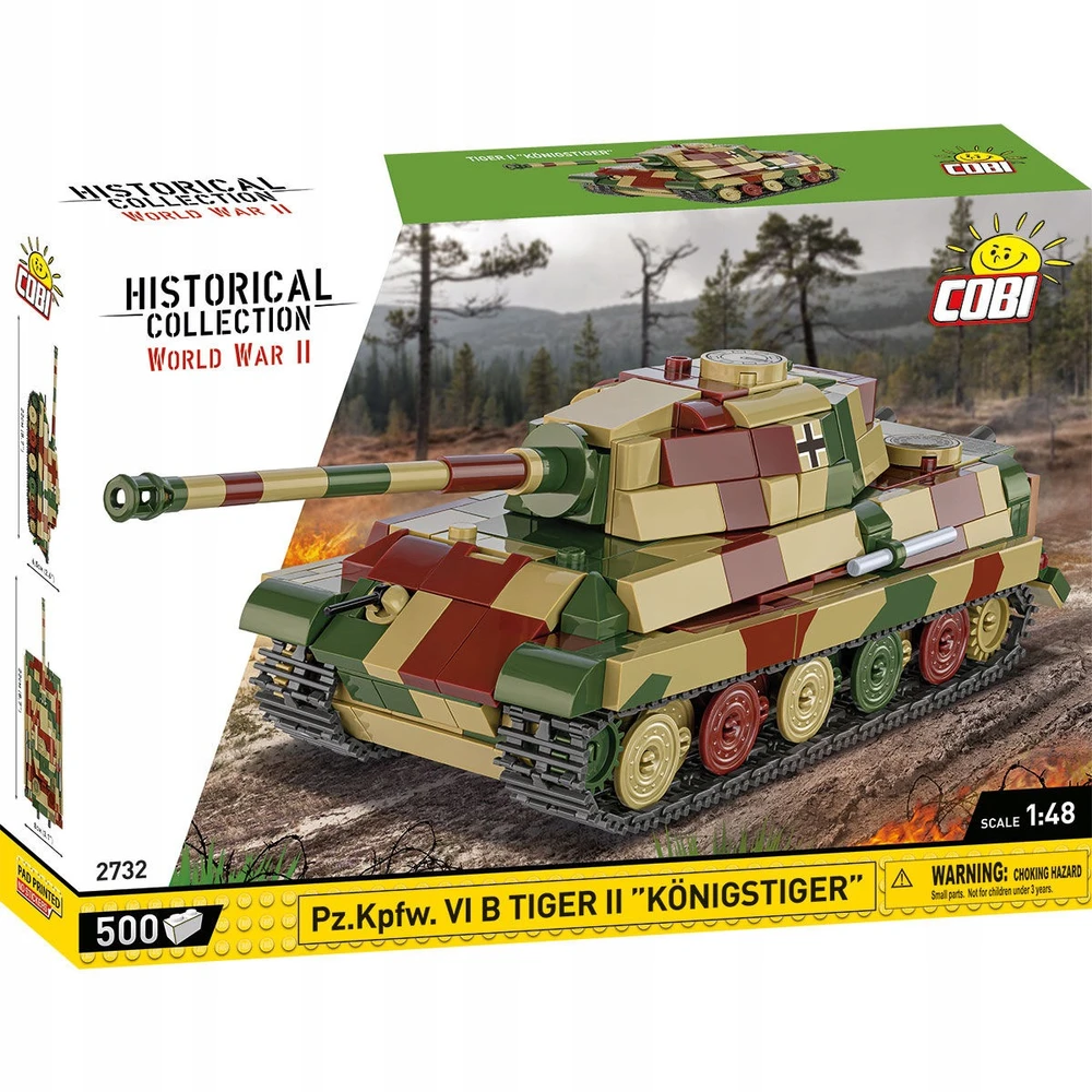 Cobi Klocki Pz.kpfw. vi b tiger ii konigstiger blokai