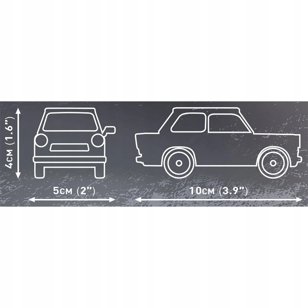 Cobi Klocki 72 dalys trabant 601