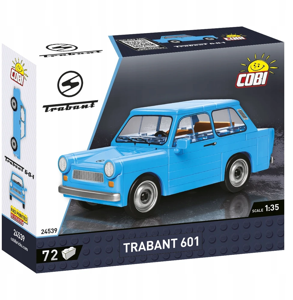 Cobi Klocki 72 dalys trabant 601