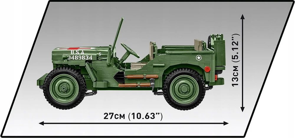 Konstruktorius Cobi Wilys MB Medikų automobilis 2806, 1131