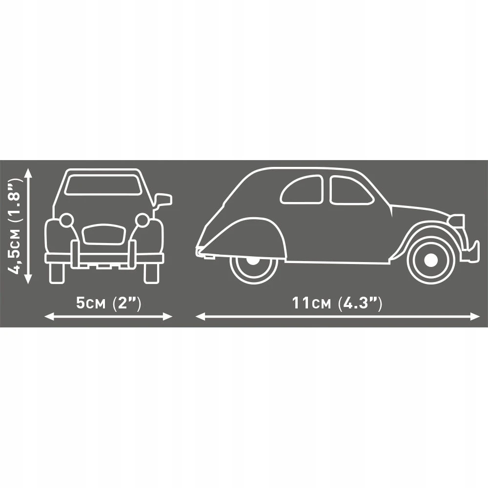 Konstruktorius Cobi Youngtimer Citroen 2CV TypeAZ 1962 24511