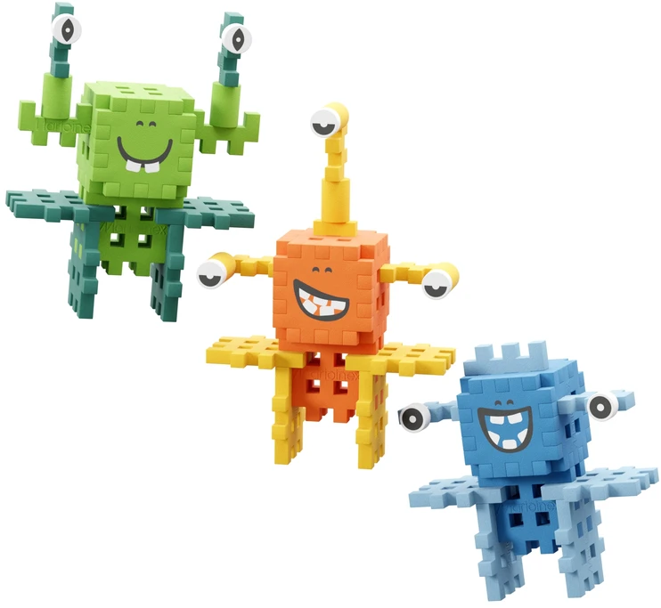 Marioinex Mini blokeliai Crazy Monsters Space Jinks space 60vnt ZA5490