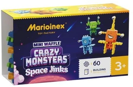Marioinex Mini blokeliai Crazy Monsters Space Jinks space 60vnt ZA5490