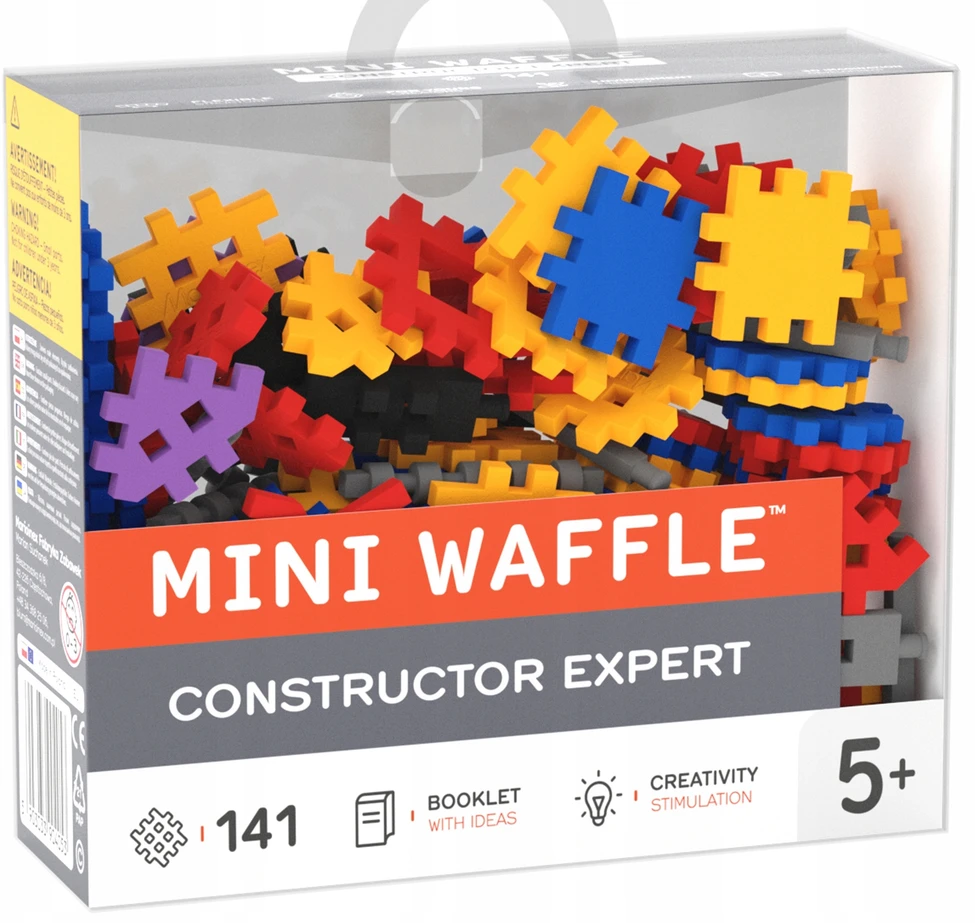Marioinex Mini kaladėlės(vaffle) konstruktorius ekspetas, 141vnt