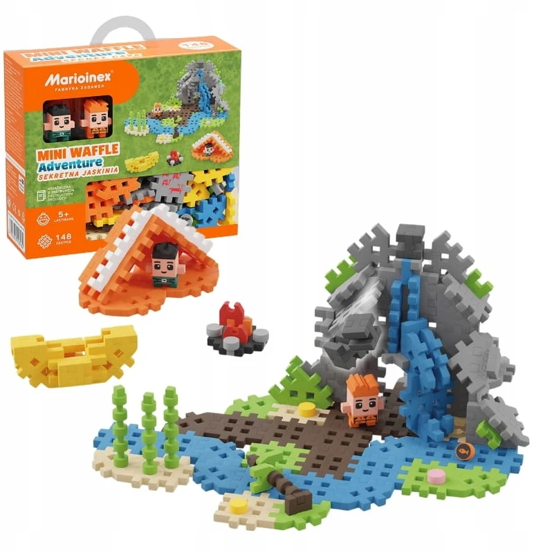 Konstruktorius Marioinex Mini Waffle Slaptas urvas, 148 d.