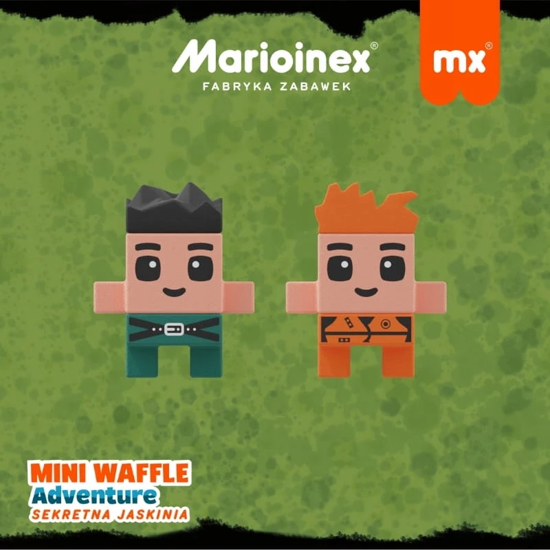 Konstruktorius Marioinex Mini Waffle Slaptas urvas, 148 d.