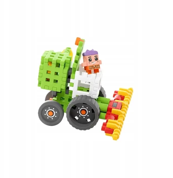Konstruktorius Marioinex Waffle mini Farmer - Kombainas, 50 detalių